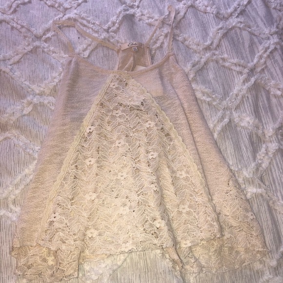 Tank with detailing. Never worn